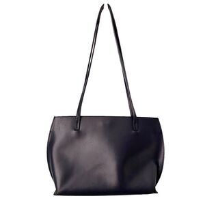 Vintage Furla Blue Soft Leather Shoulder Bag Made in Italy